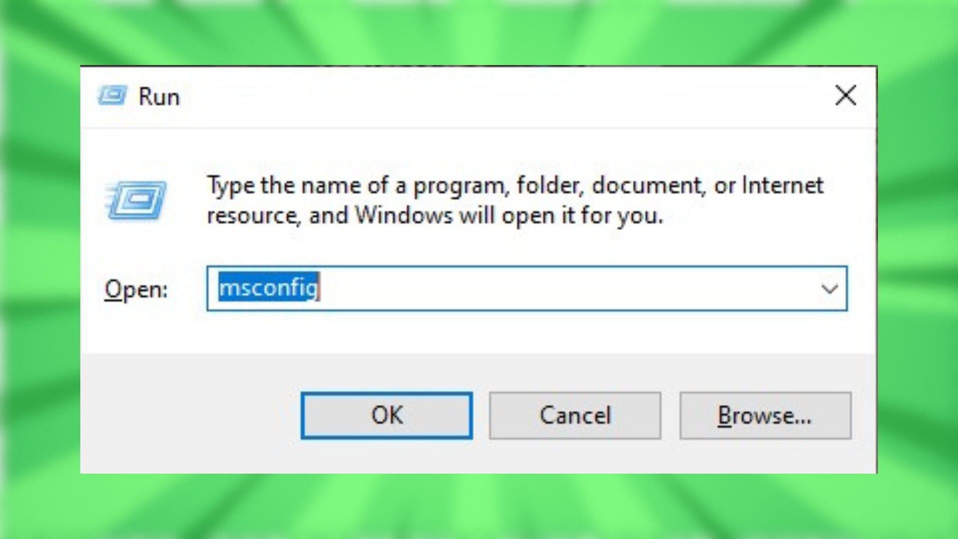A clean boot can fix the issue (Image via Microsoft)